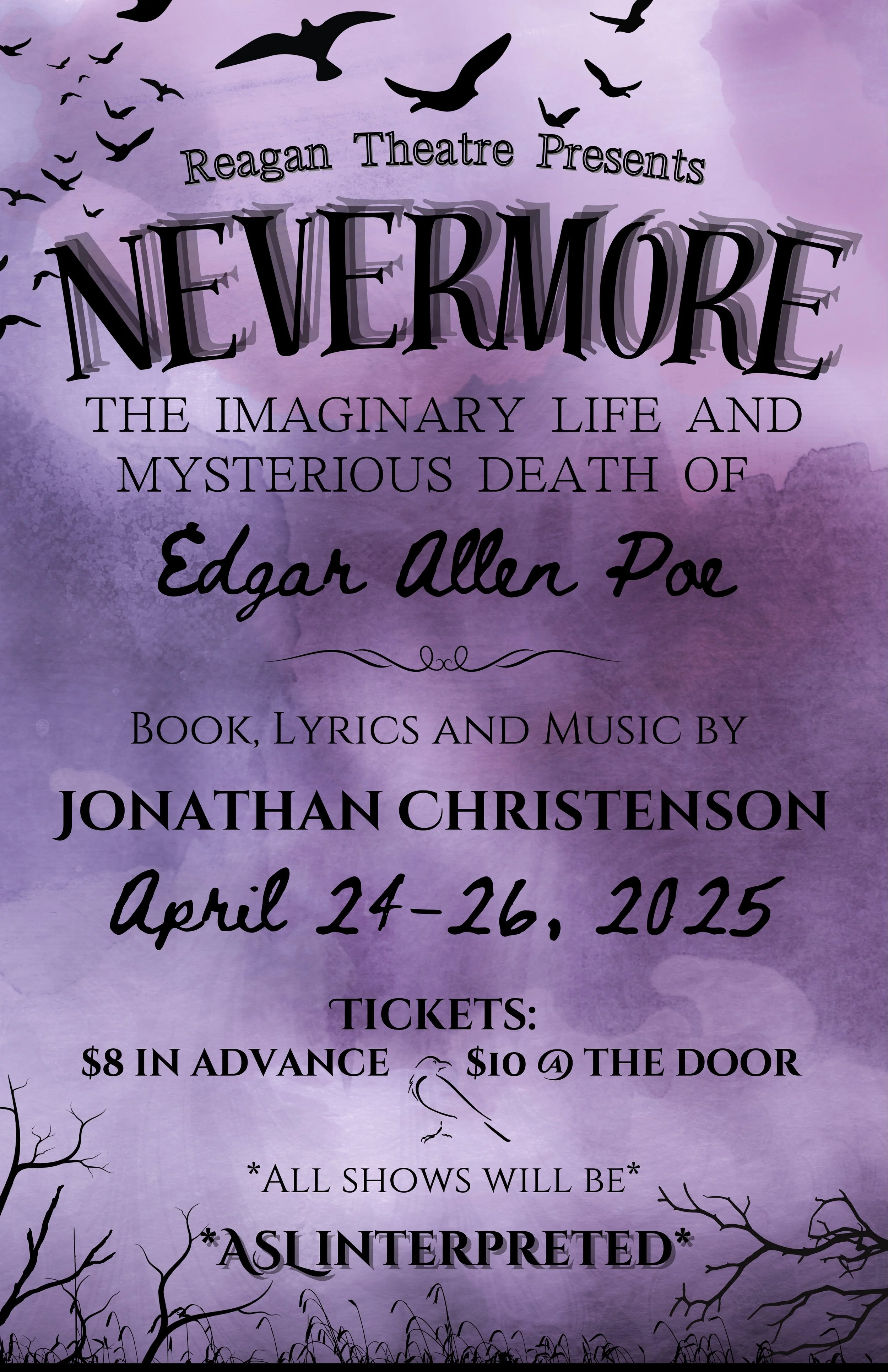 ASL-Interpreted Play - Nevermore: The Imaginary Life and